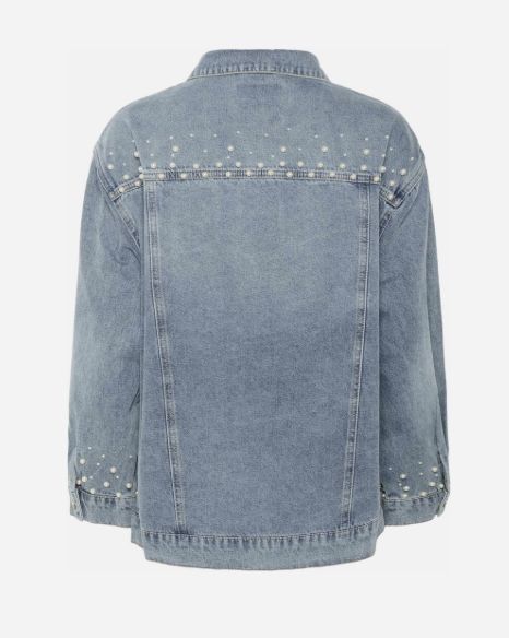 CREAM CRViv Deco Jacket Miami Light Blue Denim