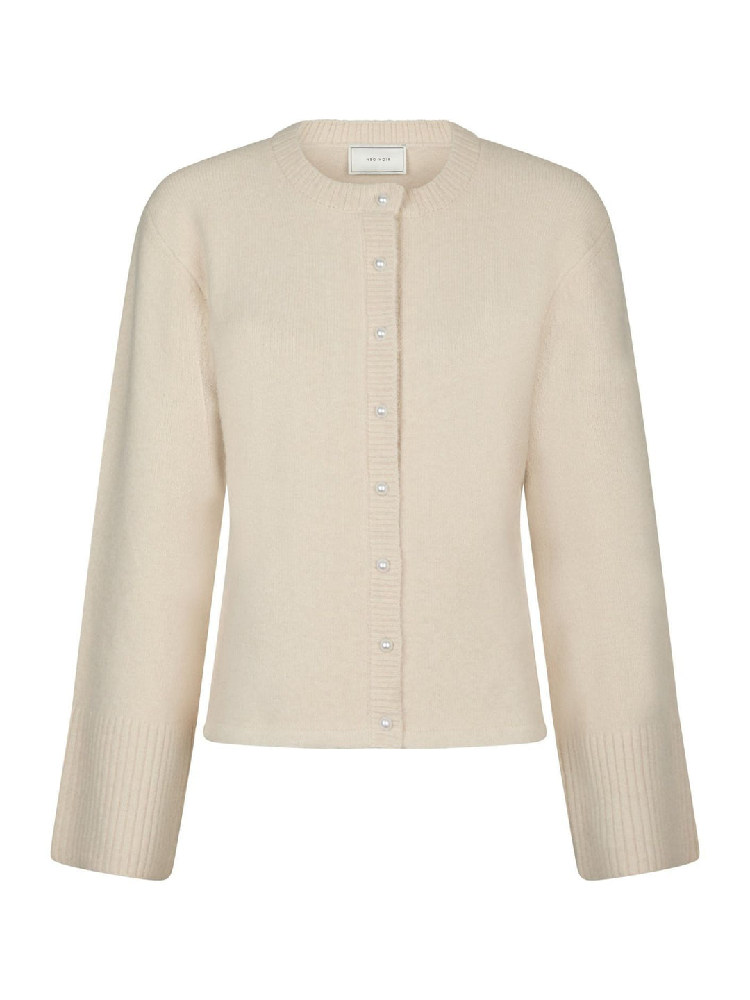 NEO NOIR Mixie Knit Cardigan Ivory