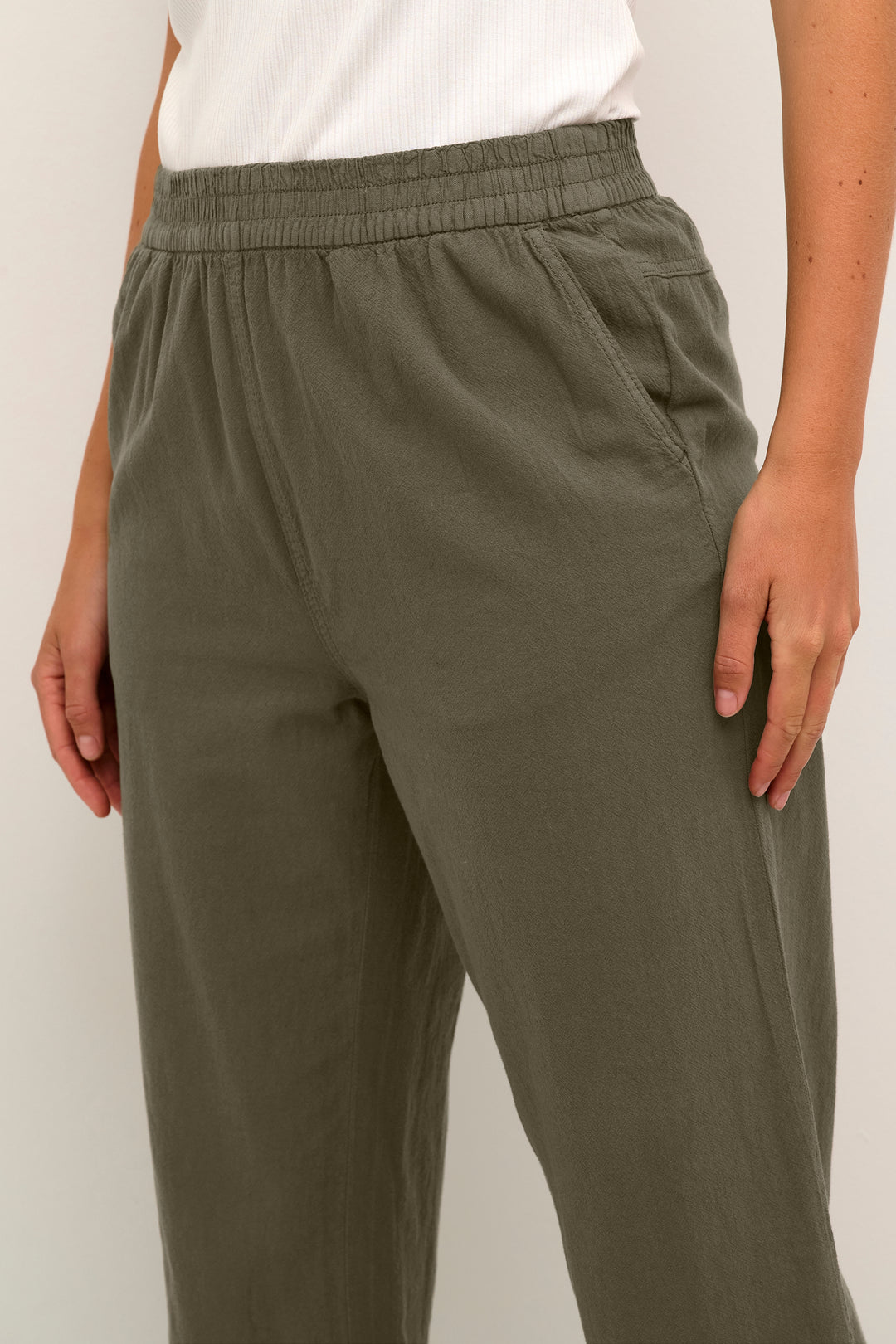 KAFFE KAnaya Culotte Pants Grape Leaf