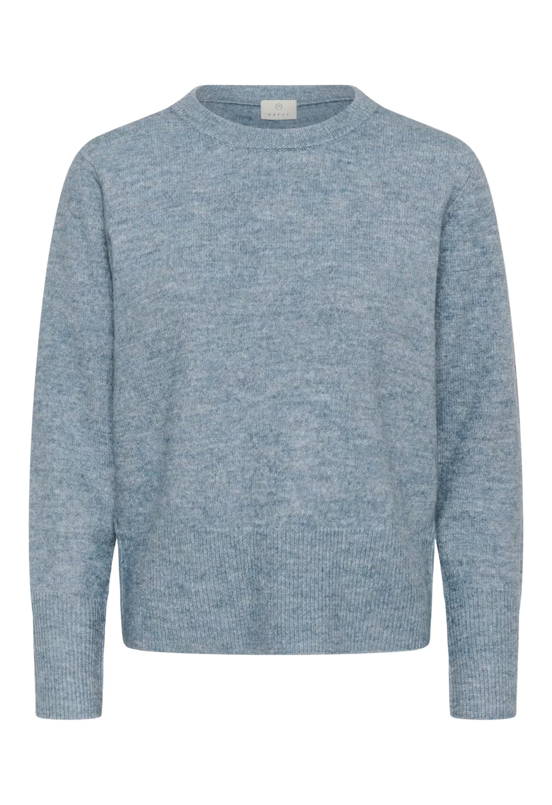 KAFFE KAniel Crew Neck Pullover Windward Blue Melange