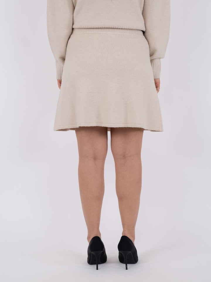 NEO NOIR Gisa Knit Skirt Ivory