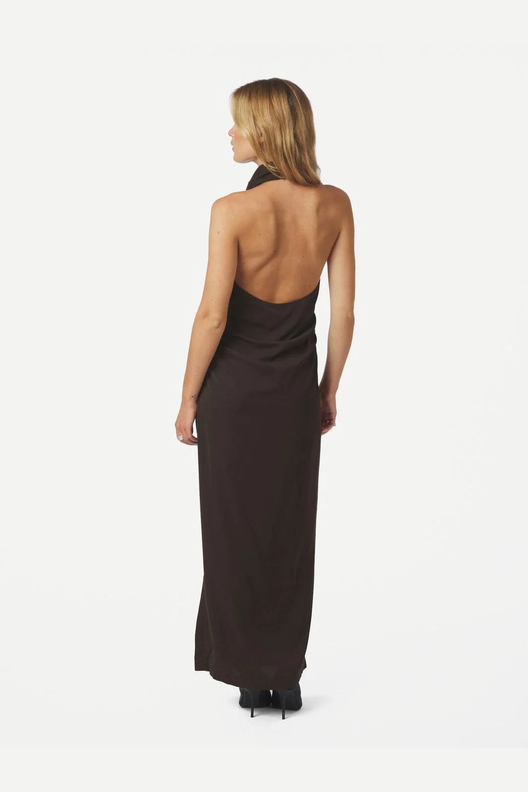 NEO NOIR Dunie Dress Dark Brown