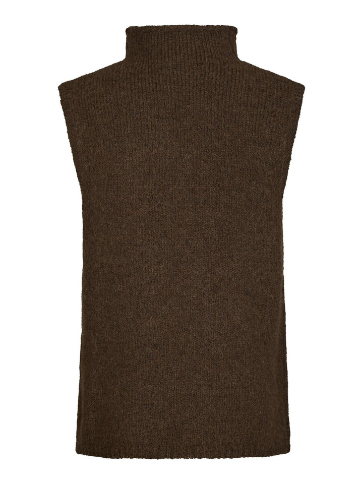 NEO NOIR Odelia Knit Top Brown Melange