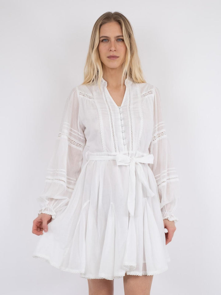 NEO NOIR Birgitte S Voile dress White