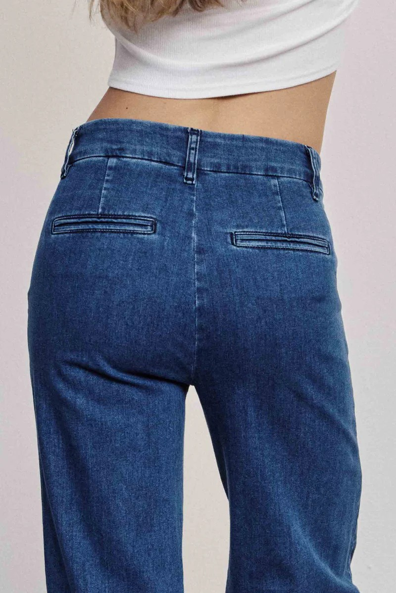 NÜMPH NUAmber Long Medium Blue Denim