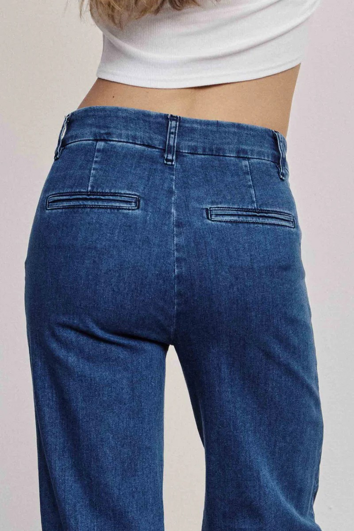 NÜMPH NUAmber Long Medium Blue Denim