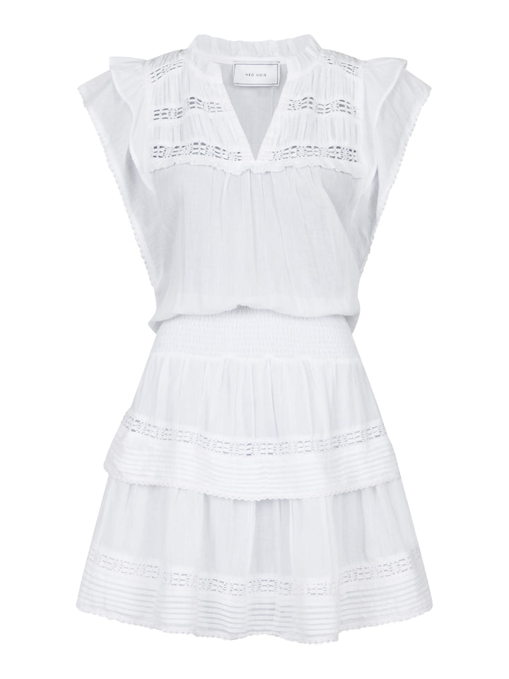 NEO NOIR Jarmy S Voile Dress White