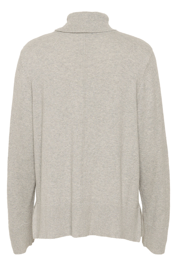 CREAM CRAnva Rollneck Pullover Grey Melange