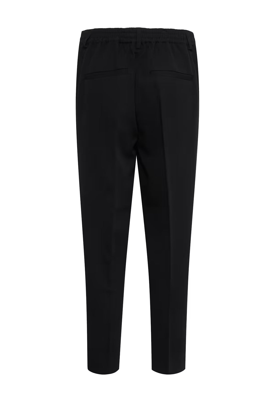 KAFFE KAsakura HW Cropped Pants Black Deep