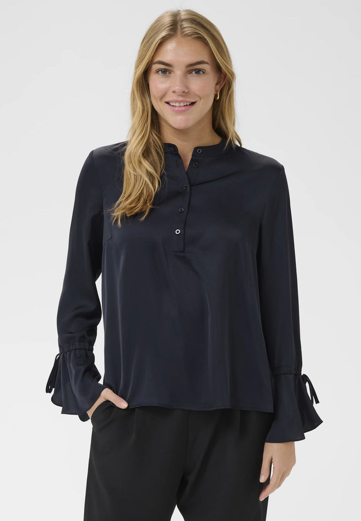 SAINT TROPEZ PahannahSZ Blouse Night Sky