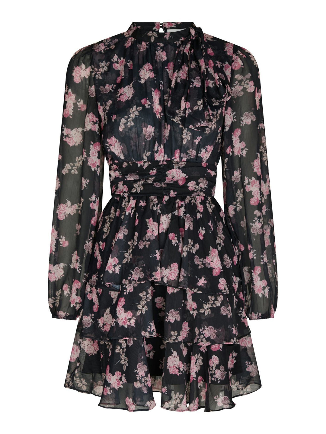 NEO NOIR Mio Marigold Dress Dark Navy