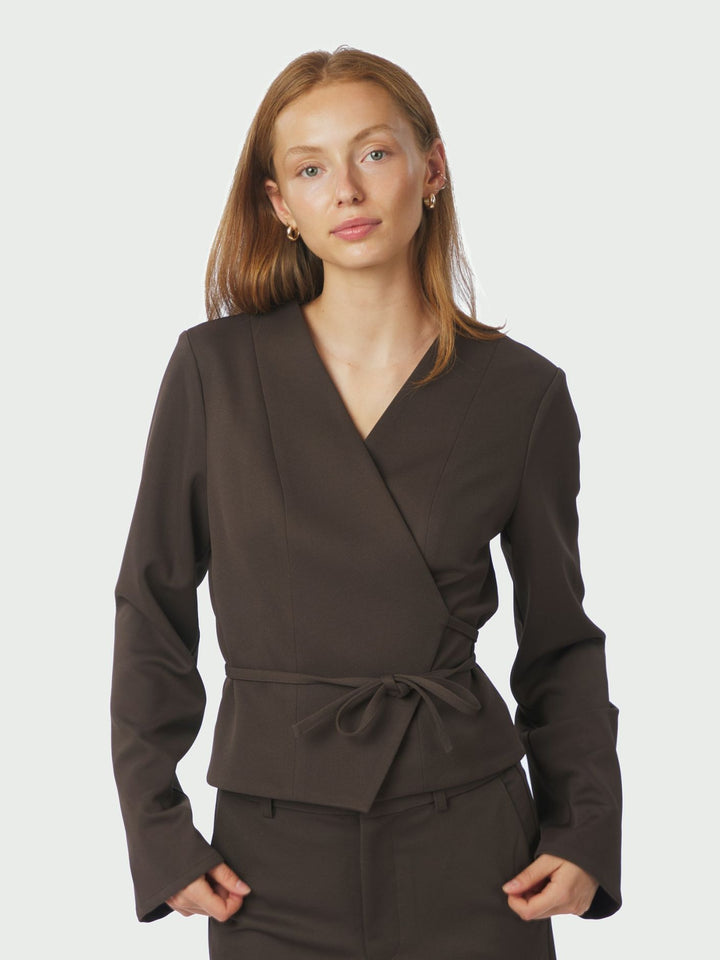 NEO NOIR Simmi Blouse Dark Brown