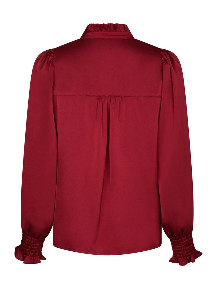 NEO NOIR Zamola Blouse Dark Red