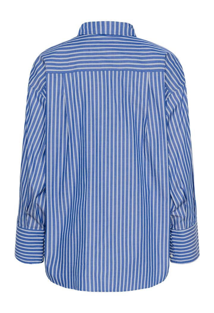 SOAKED IN LUXURY SLCalken shirt LS Nouvean navy stripe