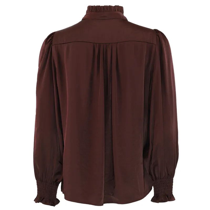 CONTINUE Moe Satin LS Bordaux