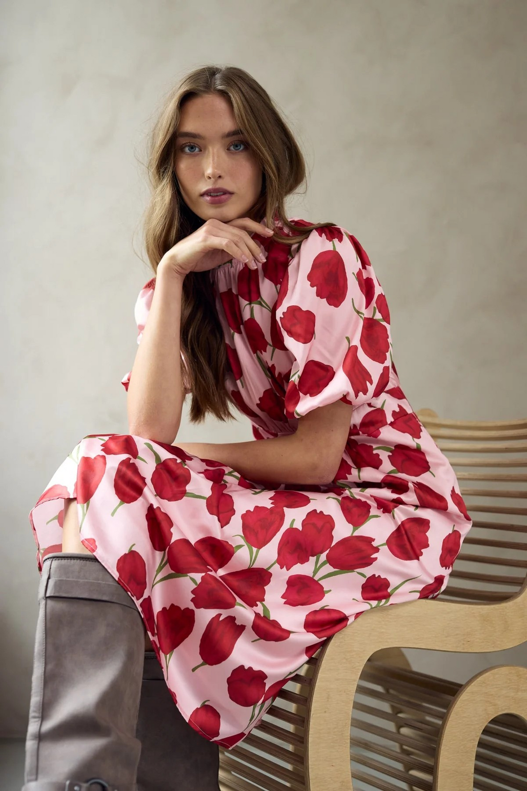 NOELLA Ruth Dress Tulip Print