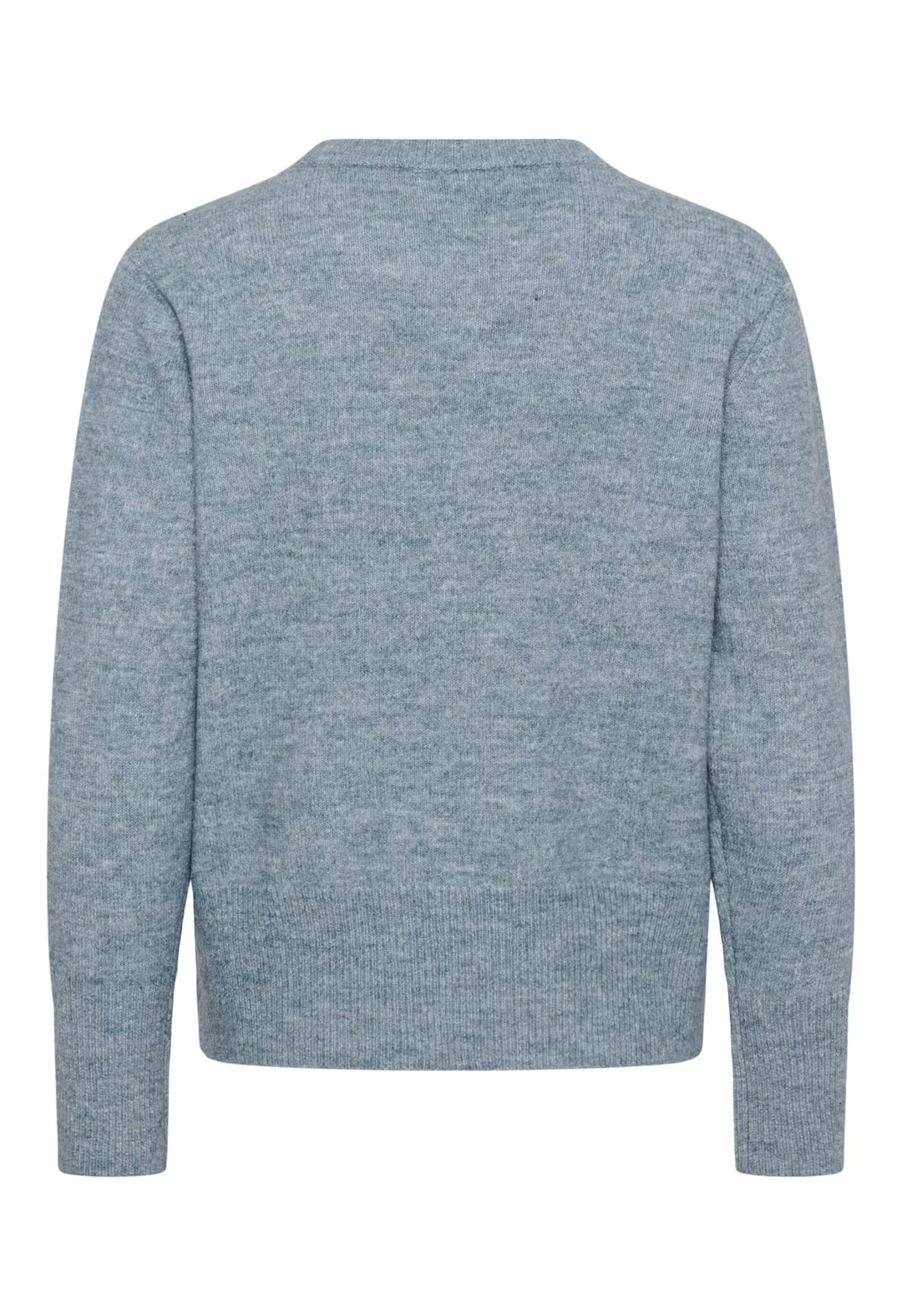 KAFFE KAniel Crew Neck Pullover Windward Blue Melange
