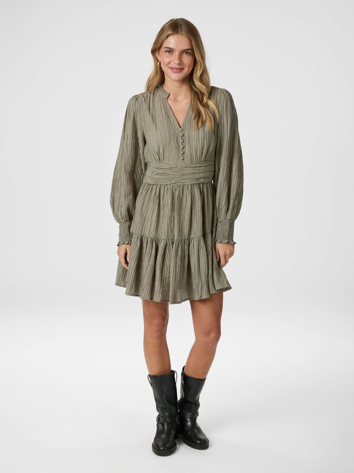 NEO NOIR Malti Crepe Dress Smoke Green