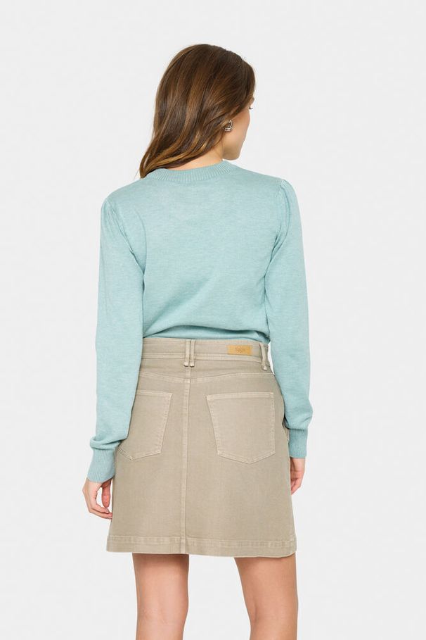 SAINT TROPEZ MilaSZ Pullover Blue Surf Melange