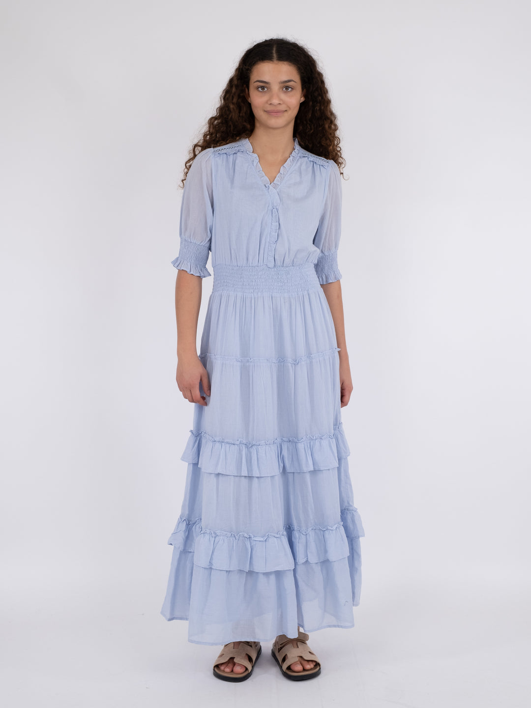 NEO NOIR Sophie S Voile Dress Light Blue