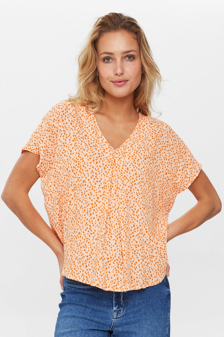 Nümph Nurikka Lydia Blouse Peach Melba