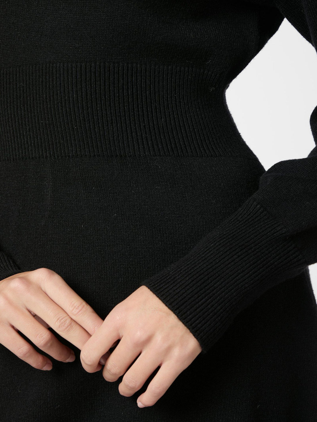 NEO NOIR Melia Knit Dress Black