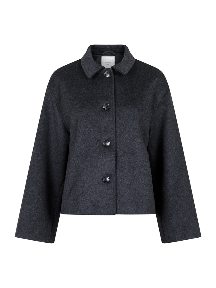 NEO NOIR Hamra Wool Jacket Antracit