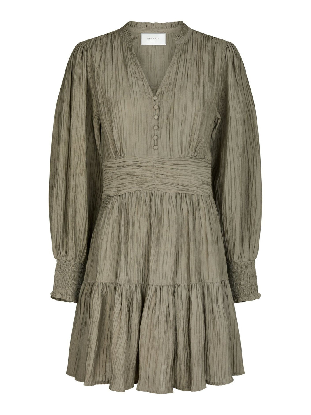 NEO NOIR Malti Crepe Dress Smoke Green