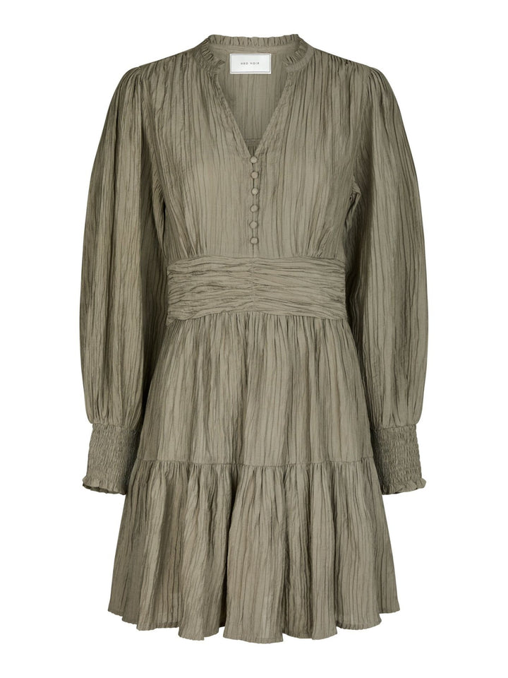 NEO NOIR Malti Crepe Dress Smoke Green