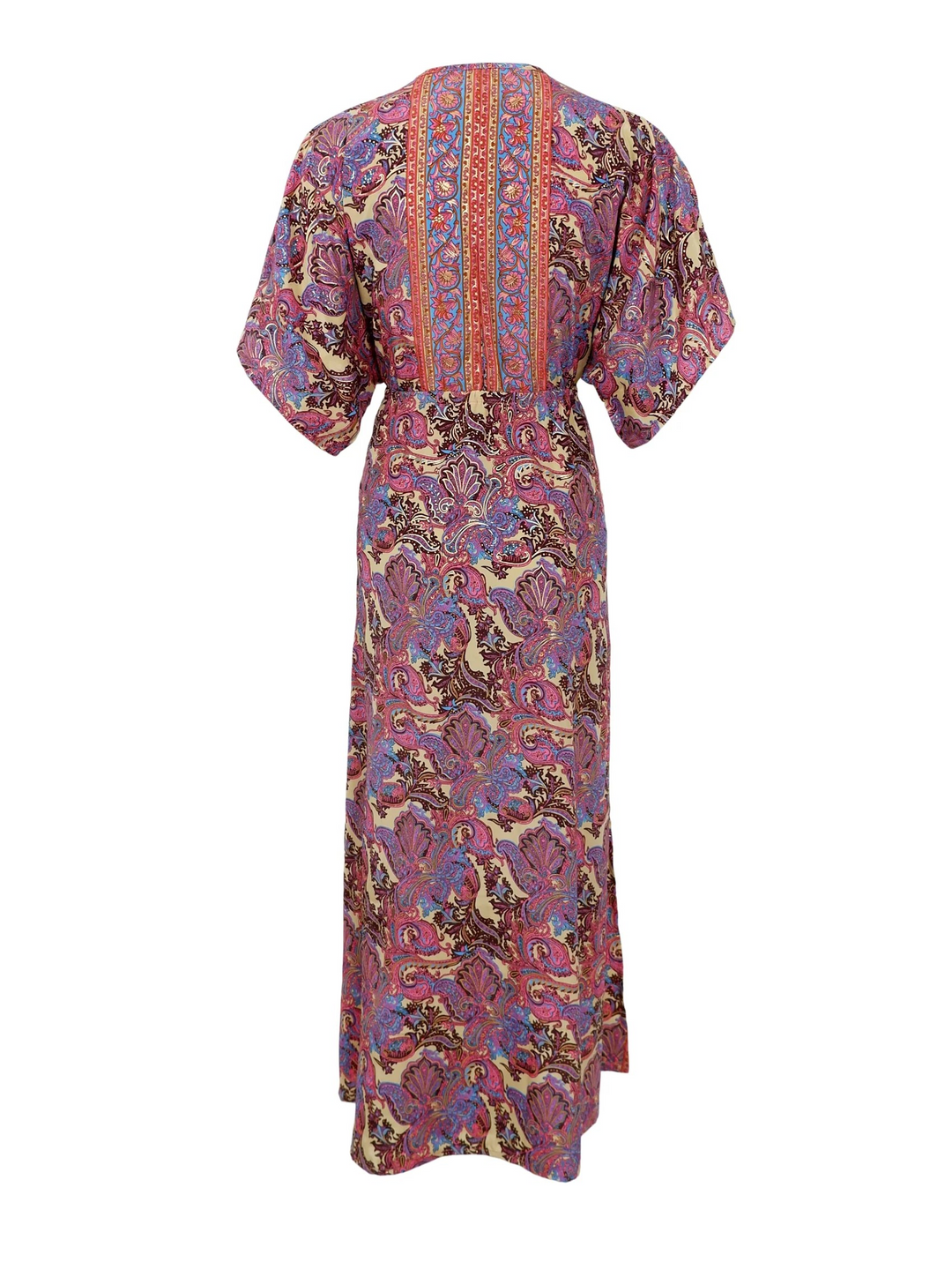 BLACK COLOUR BCLuna Long V-Neck Dress Royal Berry
