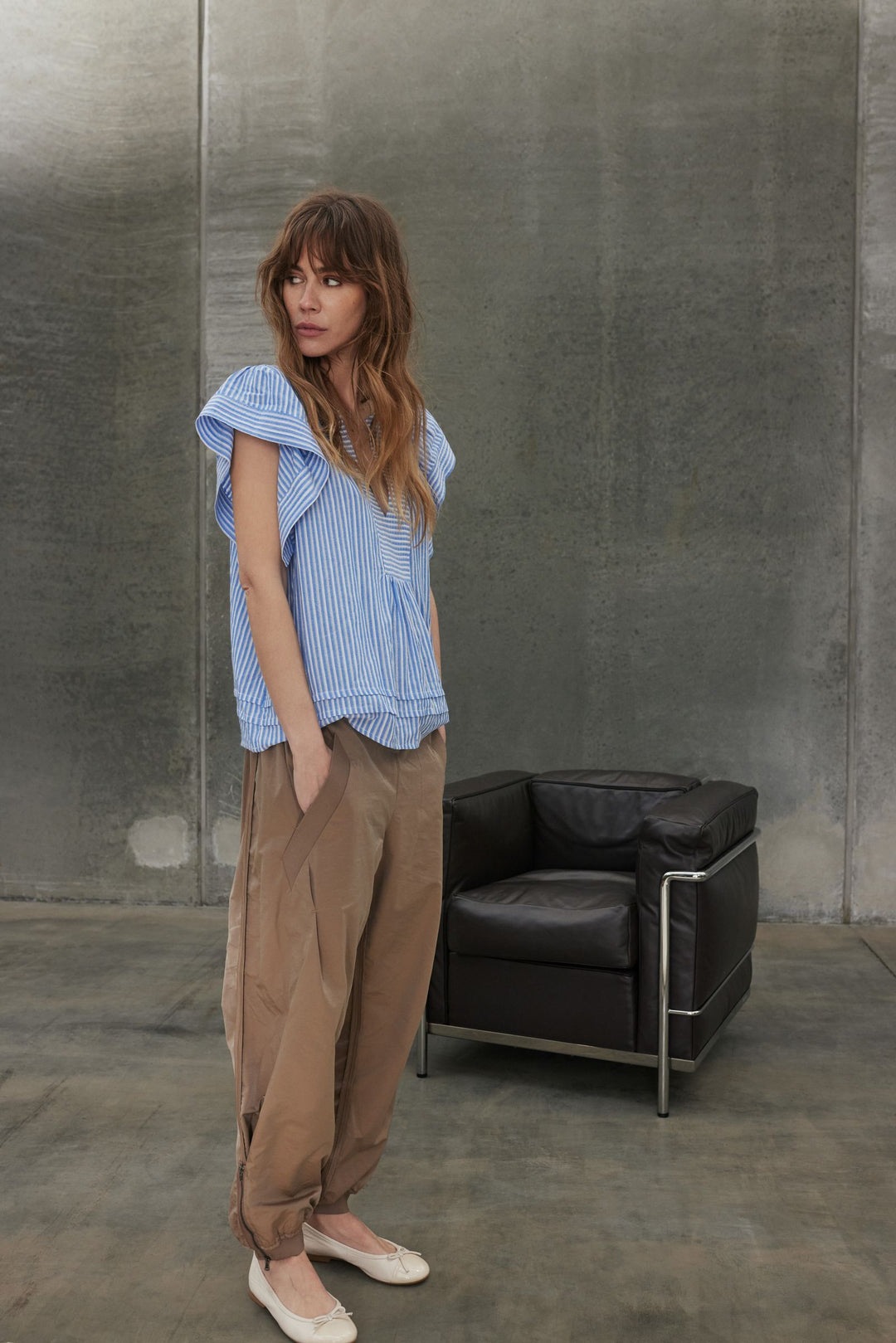 GOSSIA MollieGO Pants Dark Camel