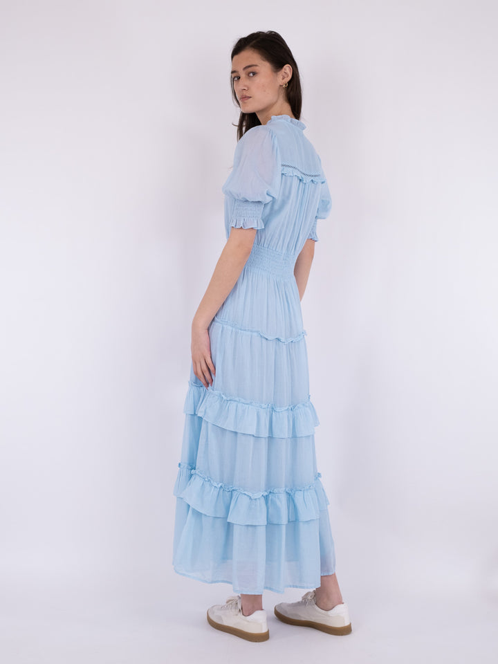 NEO NOIR Sophie S Voile Dress Light Blue