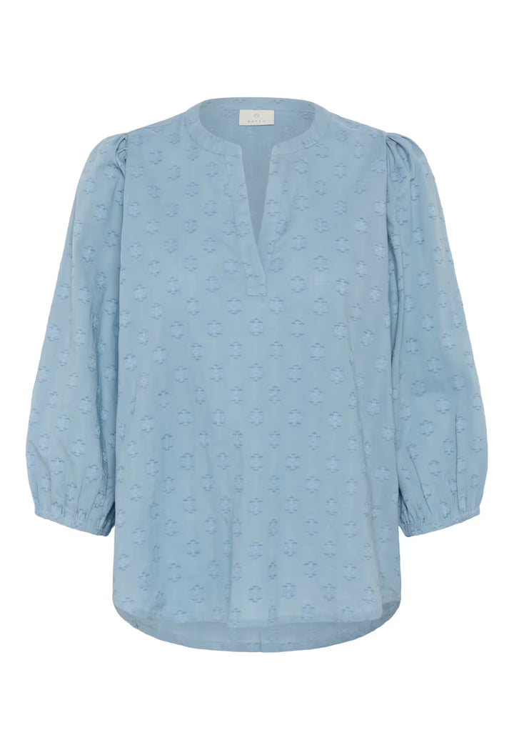 KAFFE KAenya Blouse 3/4 SL Windward Blue