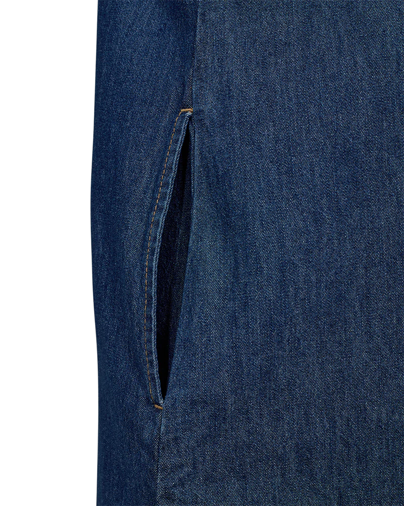 FREEQUENT FQlisea-Dress Medium Blue Denim
