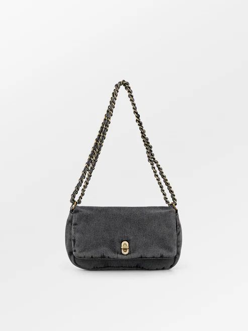 BECKSÖNDERGAARD Washed Denima Hollis Bag Stonewash Grey