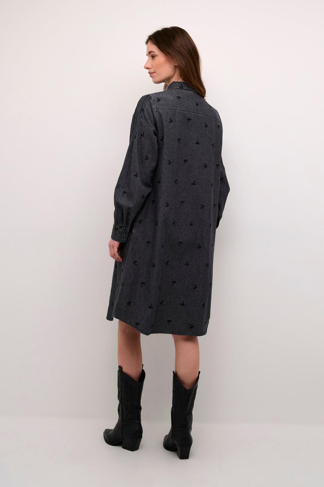 CREAM CRFiola Denim Dress Black Wash