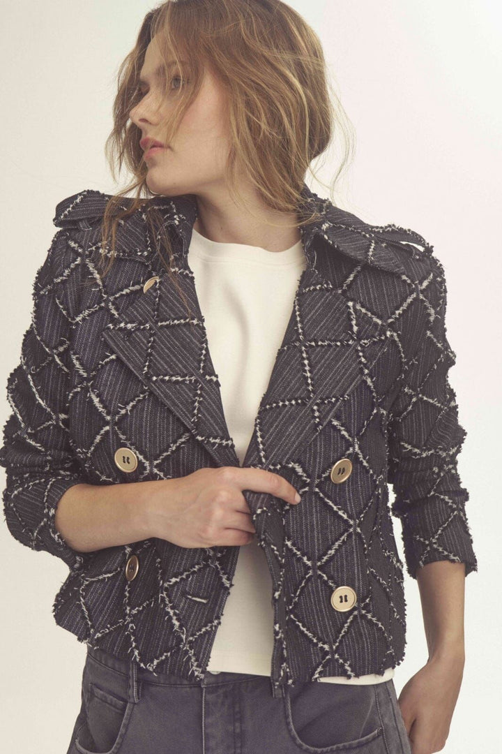 GOSSIA Angelie GO Jacket Black/OffWhite