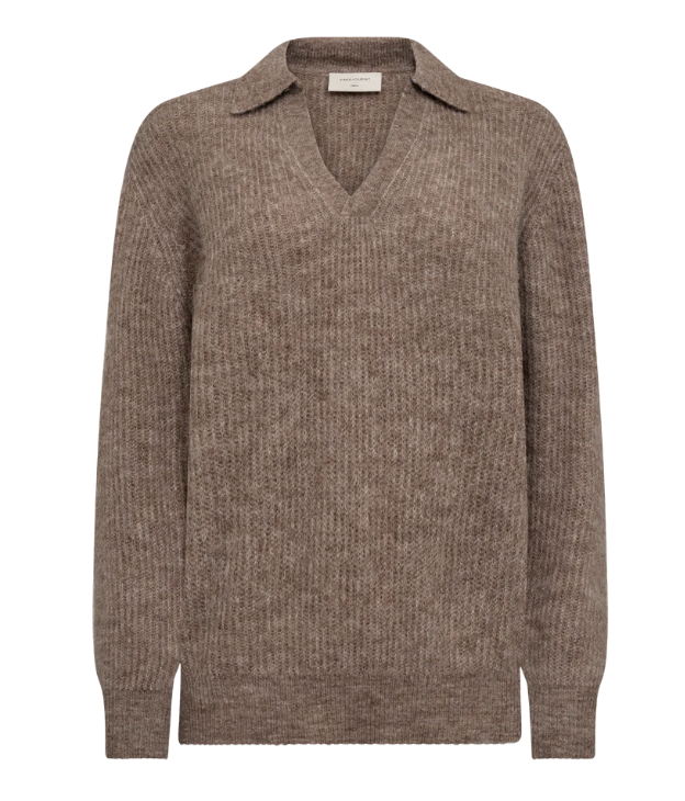 FREEQUENT FQHill-Pullover Morel Melange