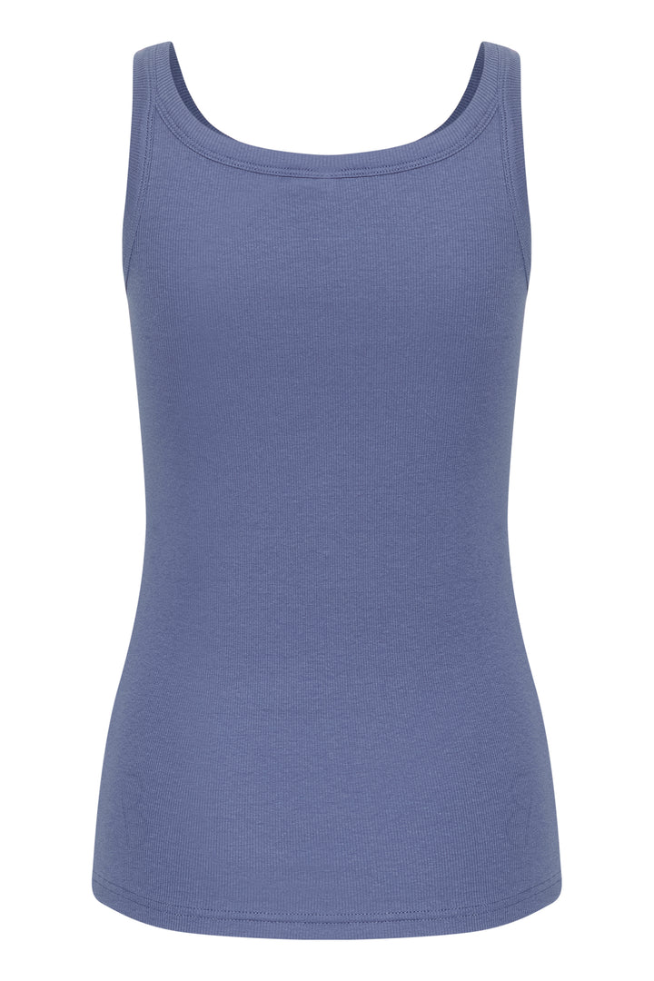 KAFFE KAcarna Tank Top Blue Indigo