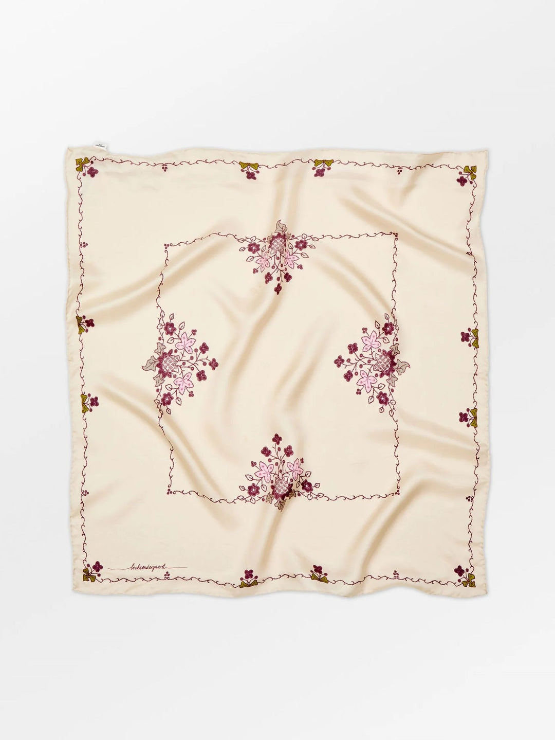 BECKSÖNDERGAARD Brodaria Sia Scarf Birch White