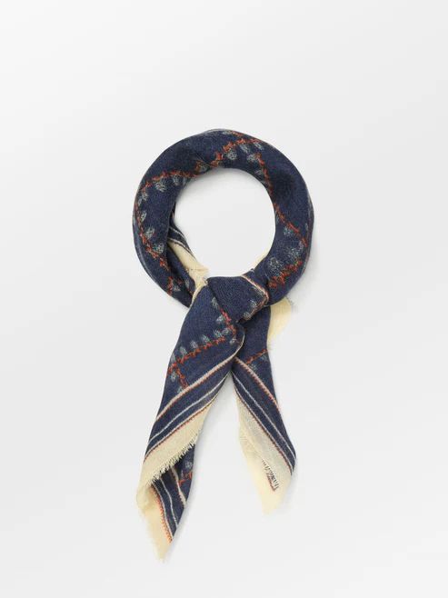 BECKSÖNDERGAARD Brombeere Wica Scarf Blue Nights