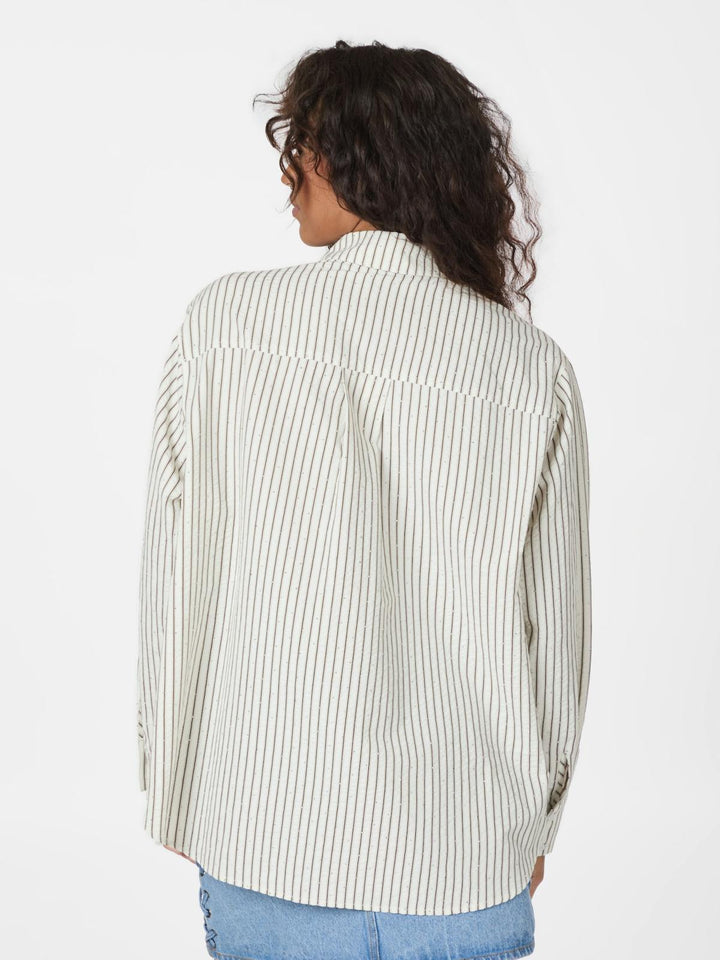 NEO NOIR Dalma Crepe Stone Shirt Brown