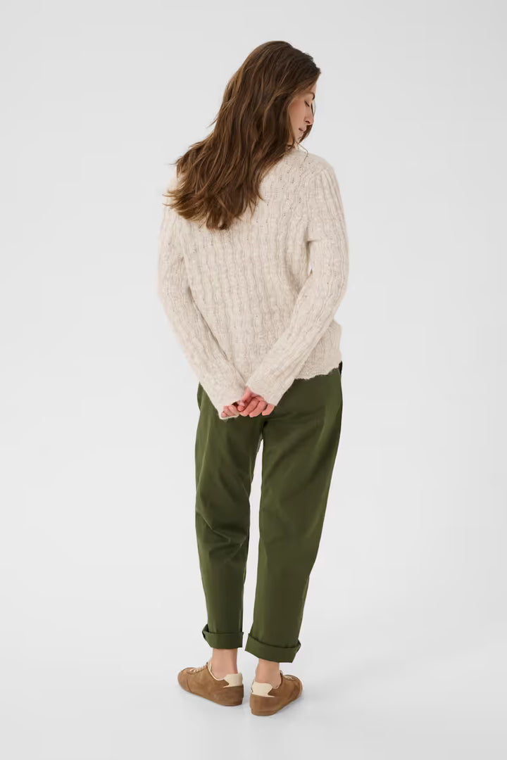 CREAM CRJunah Cardigan Oat Melange