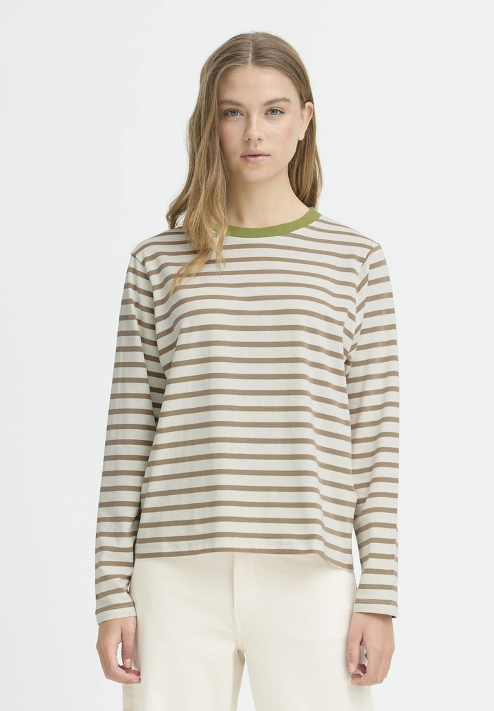 ICHI IHmira Loose LS4 Sepia Tint/Cloud Dancer