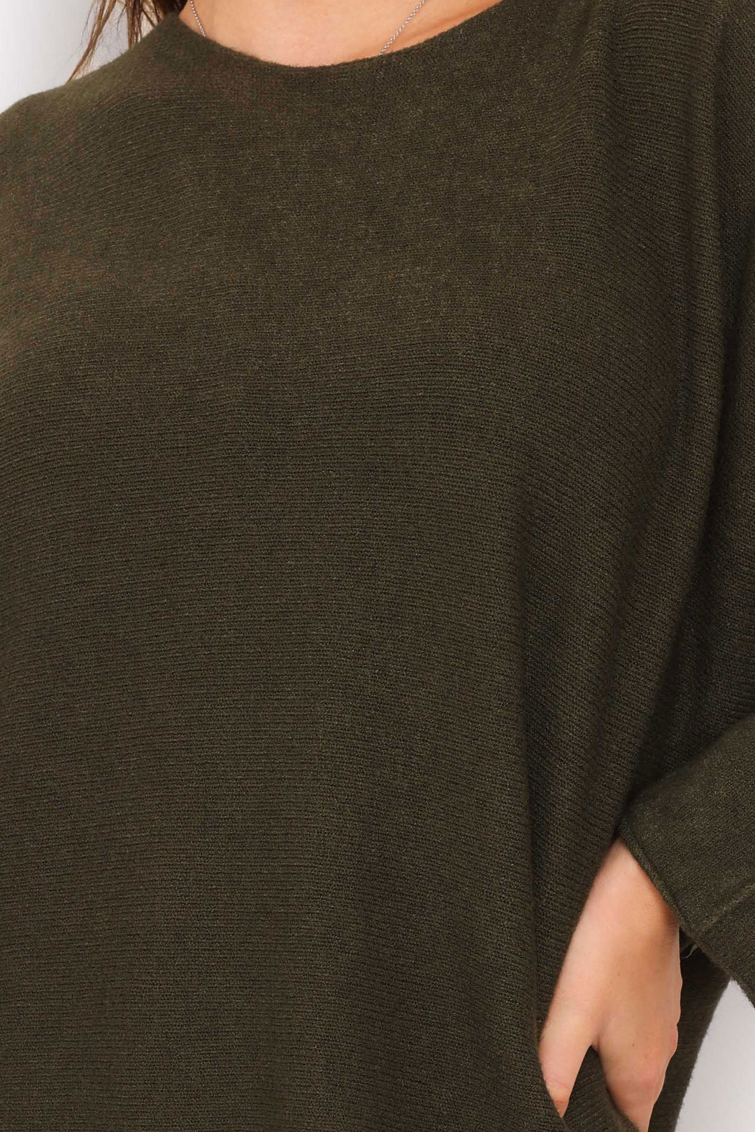 COPENHAGEN LUXE Classic Knit LS Sweater Army