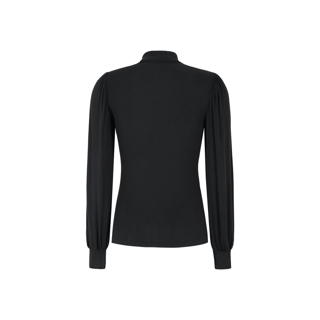 Soft Rebels SRoman T-Neck Top Black