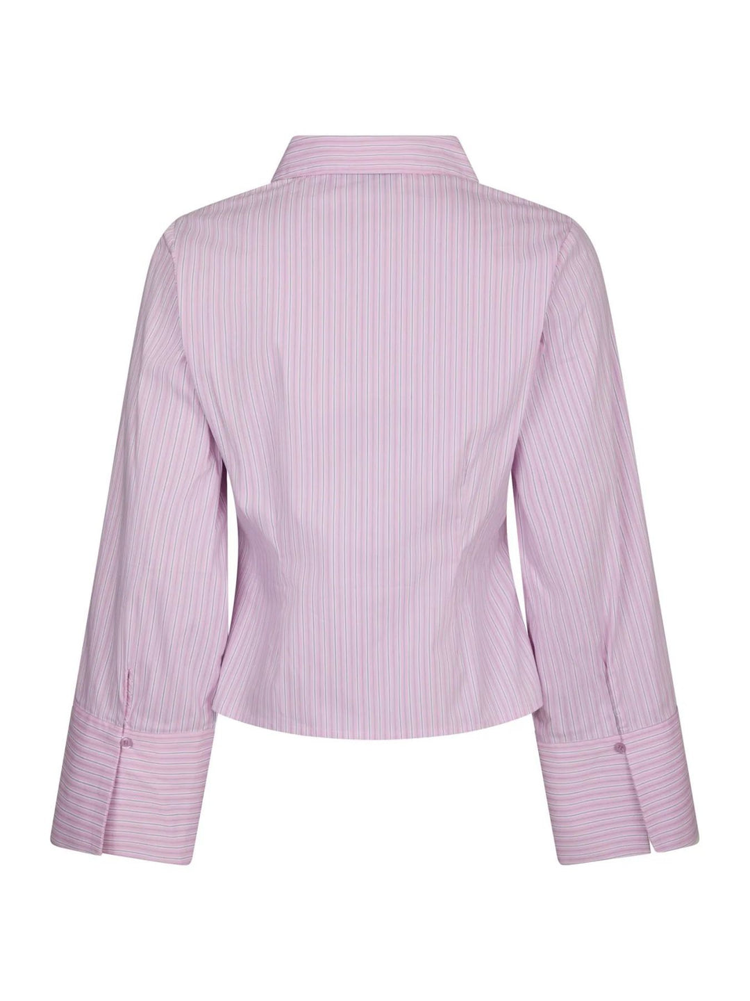 NEO NOIR Rosa Shadow Stripe Shirt Light Pink