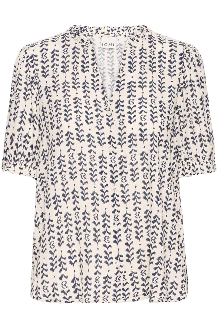 ICHI IHvera SH20 Birch Ikat Stripe