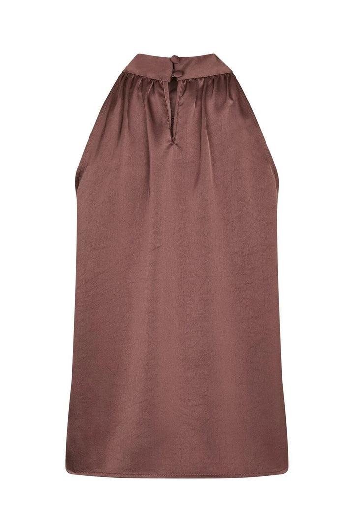 NEO NOIR Rosette Heavy Sateen Top