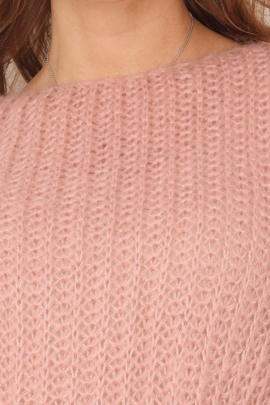 COPENHAGEN LUXE Elegant Knit With Mohair Antique Rose